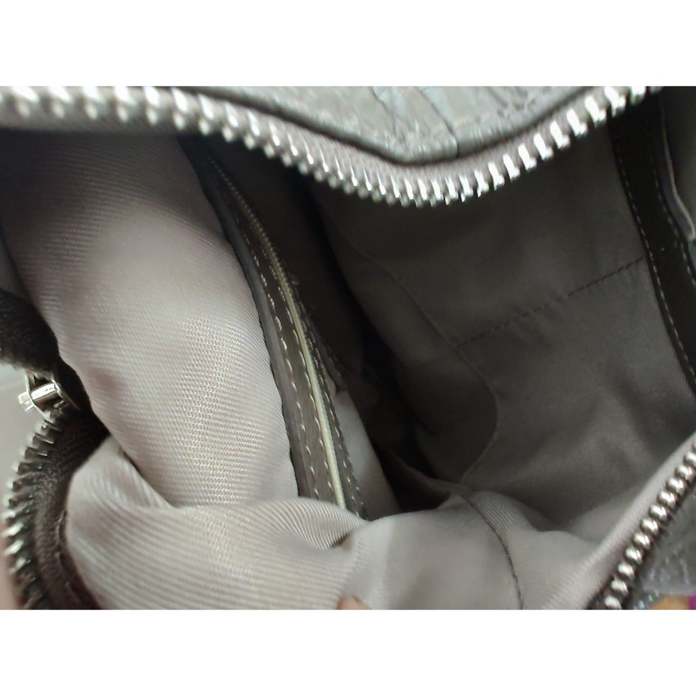 Valentina Made in Italy Sling Pebbled Leather Backpack Bag In Taupe NWT - Picture 10 of 11